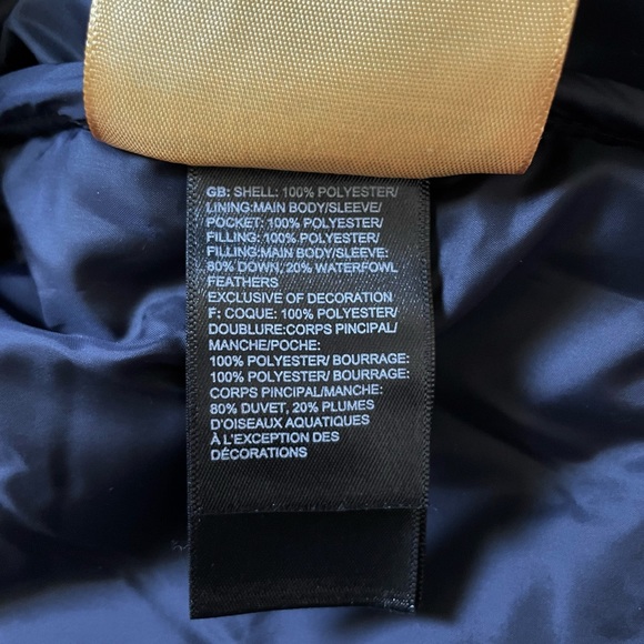 The North Face Sherpa Nuptse Jacket In Aviator Navy - Picture 8 of 10